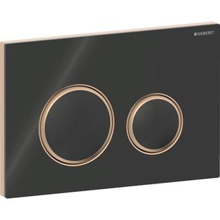 Geberit Betätigungsplatte Sigma21 Round Pl/T sw, Rg. Rot, für 2-Mengen-Spülung