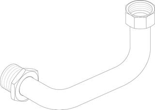 BOSCH Ersatzteil TTNR: 8735300123 Rohr DN25 25 x 1.2 Rücklauf