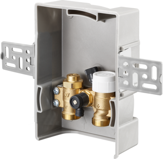 Oventrop R-Temp-Regelung Unibox E BV ohne Abdeckung, mit Bypass