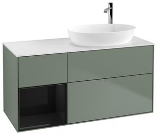 V&B WT-Unterschrank Wandbel. Finion 120cm, Pl w m, Rg g bla Lac, Oli. m Lac