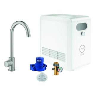GROHE Spültisch-Einhebelmischer Blue Professional Mono C-Auslauf Set