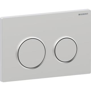 Geberit Betätigungsplatte Kappa21 matt/hg/mattvc, f 2-Mg, ob./v., Kunstst.