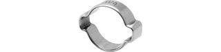 ASW 2-Ohr-Klemme W4 17-20mm, Edelstahl