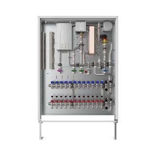 Strawa Whg-Station Friwara WSHY1-FB63-Cu 12 HK, Hyb., 11-13,5 kW, Aufputzschrank