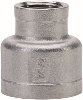gebog316 Edelstahl-Gewindefitting 240 - Reduziermuffe 2 1/2" x 1 1/2"