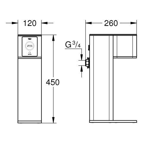 Artikelbild 3 des Artikels „GROHE Umkehrosmose-Einheit 41134 für GROHE BLUE Pure weiß “