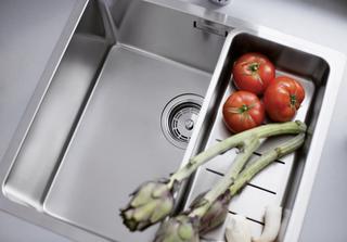 Blanco Becken ANDANO 450-IF 49x44cm, ES sgl, o. Ablauffernbedienung