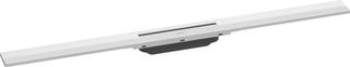 hansgrohe RainDrain Flex Duschrinne 900mm, mattweiß, Fertigset, kürzbar
