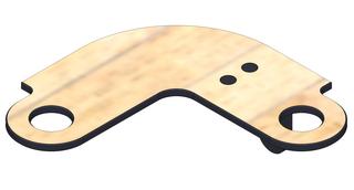 Giese Slimboard Eck 190x190x78mm, m Ha f R., Bef. r, s m