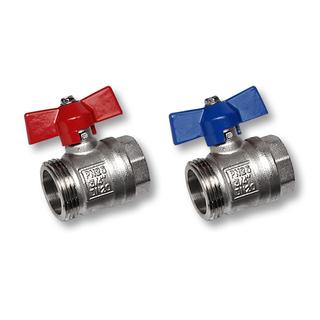 Sanha Kugelhahnset Heat VT-KH-S 3/4", für Vor- und Rücklauf