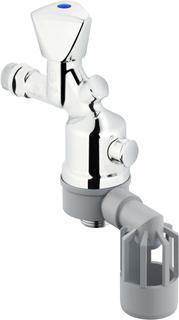 Schlösser Auslaufventil 8260 DN 15, 1/2", m Systemtr., matt verchromt