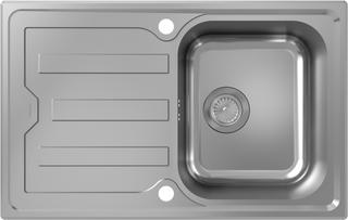 hansgrohe Einbauspüle S44 mit Abtropffläche, 775x480mm, Edelstahl
