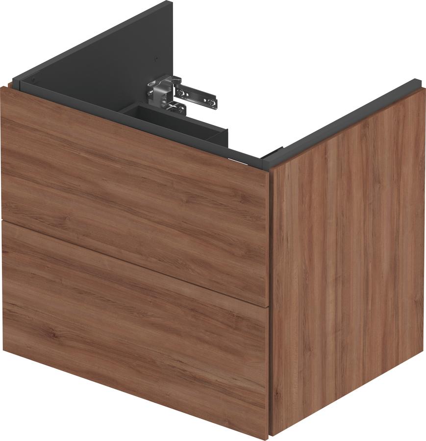 Artikelbild 3 des Artikels „Duravit Waschtisch-Unterschrank L-Cube 62x48,1cm, Nussb Nat, 2 Schub., wandh 62 x 48,1 cm | nussbaum natur“
