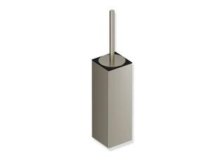 HEWI WC-Bürstengarnitur System 900 Q PVD Nickel gebürstet, mit Deckel