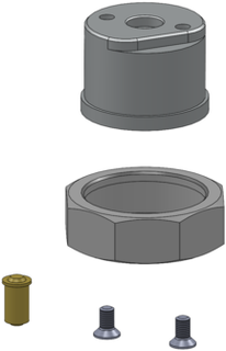 Oventrop Anschlussset termios Pro M 28x1,0 Herz