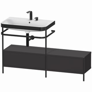Duravit MWT-Kombi Happy D.2 Plus 140x49cm, seitl Anb re, 2 HL, graph matt