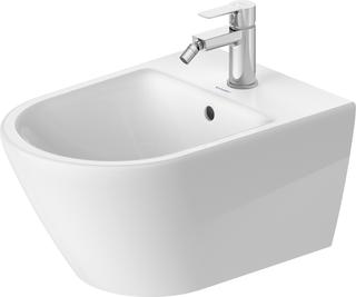 Duravit Wand-Bidet D-Code 36x54cm, mit Hahnloch, Überlauf, weiß