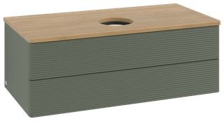 V&B Waschtisch-Unterschrank mit Frontstruktur Antao 100 x 36 x 50 cm