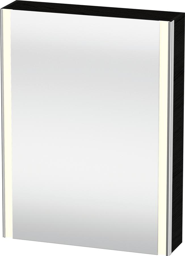 Artikelbild 1 des Artikels „Duravit Uni-Spiegels. XSquare Steckd. F 60x15x80cm, 1 Tür, o ES, An li, Ei sw Anschlag links | eiche schwarz“