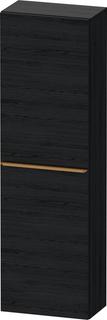 Duravit Halbhochschrank D-Neo 40x24cm, 1 Tür, 4 Bö, An L, b geb/Ei sw