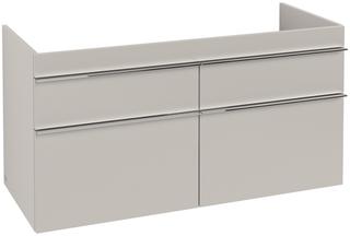 V&B Waschtisch-Unterschrank Venticello 115,3x59x50,2cm, Griff Chrom, soft grey