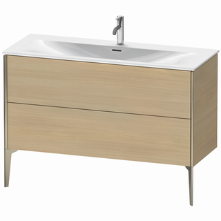 Duravit Waschtisch-Unterschrank XViu 121x48x59,1cm, Me Ei, 2 Ausz., Champ. m