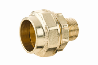BEULCO PE-Übergangsstück 73011 Messing, 1 1/2"x60mm, Stützrohr lose