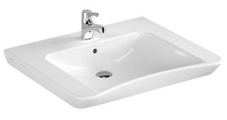 VitrA Waschtisch Conforma 65x56/52cm, we hgl, m ÜL/1 HL mittig