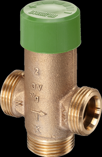 Oventrop Brauchwassermischer Brawa-Mix G 1, thermost., o Verbrühschutz, Rotguss