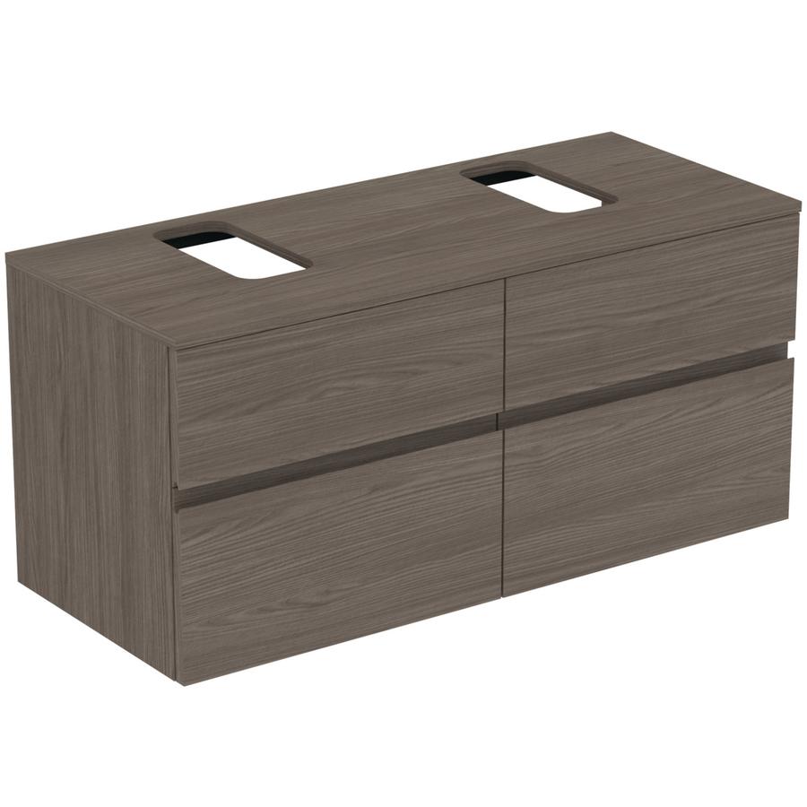Artikelbild 1 des Artikels „IS Möbelwaschtisch-Unterschrank Finesse 120,2x50,5x55,8cm, 4 A, AS l/r, Ul dkl. ulme dunkel“