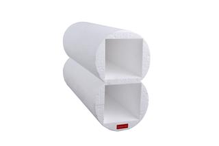MHG ecoLUFT Duo Rohbau-Set 500 rund Maße 500x176x312 mm (LxBxH)
