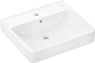 hansgrohe Waschtisch Xanuia Q 550x480mm, m HL/ÜL, SmartClean, weiß