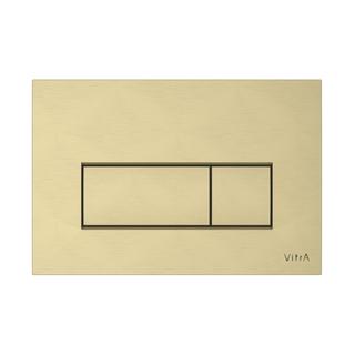 VitrA Betätigungsplatte Root Square 244x9x165mm, ABS, Gold gebürstet