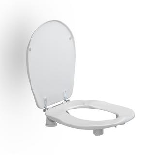 Pressalit WC-Sitz Ergosit mit Deckel, erhöht 50mm, weiß