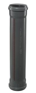 Ostendorf HTsafe Rohr DM DN/OD 125, 1000mm, mit 2 Muffen