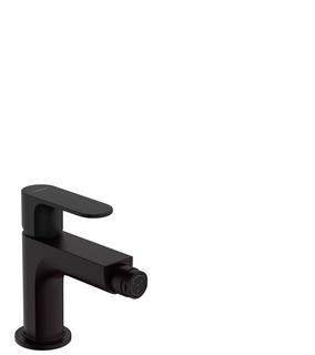 hansgrohe Bidet-Einhebelmischer Rebris S Ausl. 120mm, m Zugst.Abl.Gar., matt-sw