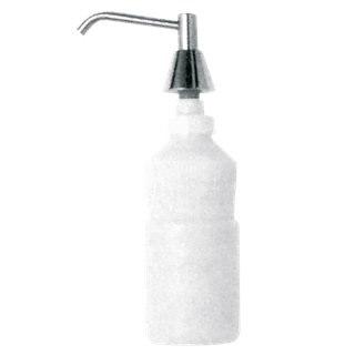 AR Seifenspender, für Waschtischeinbau, 1 l-Flasche, Auslauf 100 mm