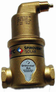 CitrinSolar Solar-Luftabscheider CS 1", Qmax 2 cbm/h, 120 GradC, 10 bar