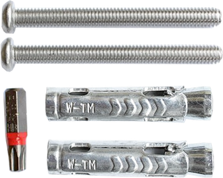 AR Sicherungssystem, HEAVY DUTY, 2 Schrauben, 2 Schwerlastdübel, Bit