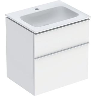 Geberit Möbel-Waschtischset iCon 60x63x48cm, w/KT, we. ma, Gr. we. ma