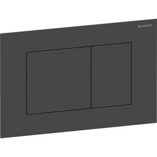 Geberit Betätigungsplatte Sigma40 sq, sw ma / Etc.besch., f 2-Mg-Spül.