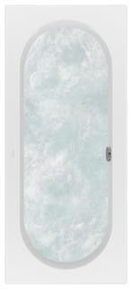 VB Badewanne Loop&Friends 1700x750x465mm re-eckig m. System HC TP2 Weiß Alpin