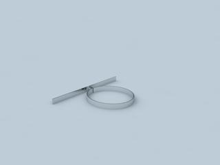 Sparrenhalter Polyline LAS Edelstahl
