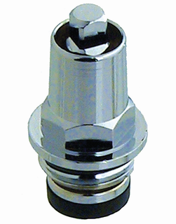 Steckschlüssel-Oberteil SEPP 1925 mit Vierkant, 6,5 mm, Messing mattverchromt