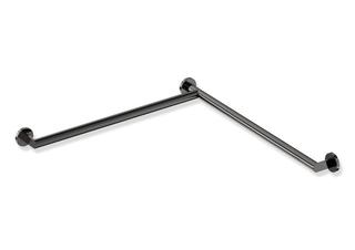 HEWI Duschhandlauf System 900 d 32mm, Ausf li, 765x765mm, SW-chrom gl
