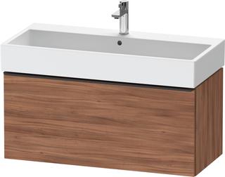 Duravit Waschtisch-Unterschrank D-Neo 98,4x44,2cm, sw/Nuss Nat, 1 Ausz., wandh