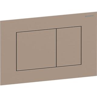 Geberit Betätigungsplatte Sigma40 sq, Rot / ge, Etc.besch., f 2-Mg-Spül.