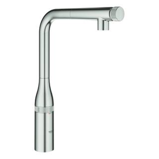 GROHE Spültischmischer Essence SmartC herausz. Ausl. m Laminarstrahl, superst.