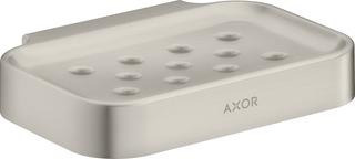 hansgrohe Seifensch. Axor Uni. Circular 127x90mm, Wandmontage, Edelstahl Finish