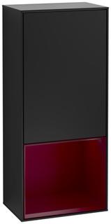 V&B Seitenschrank Wandbeleuchtung Finion 41,8cm, re, Reg unt Peo m, bla m lacquer